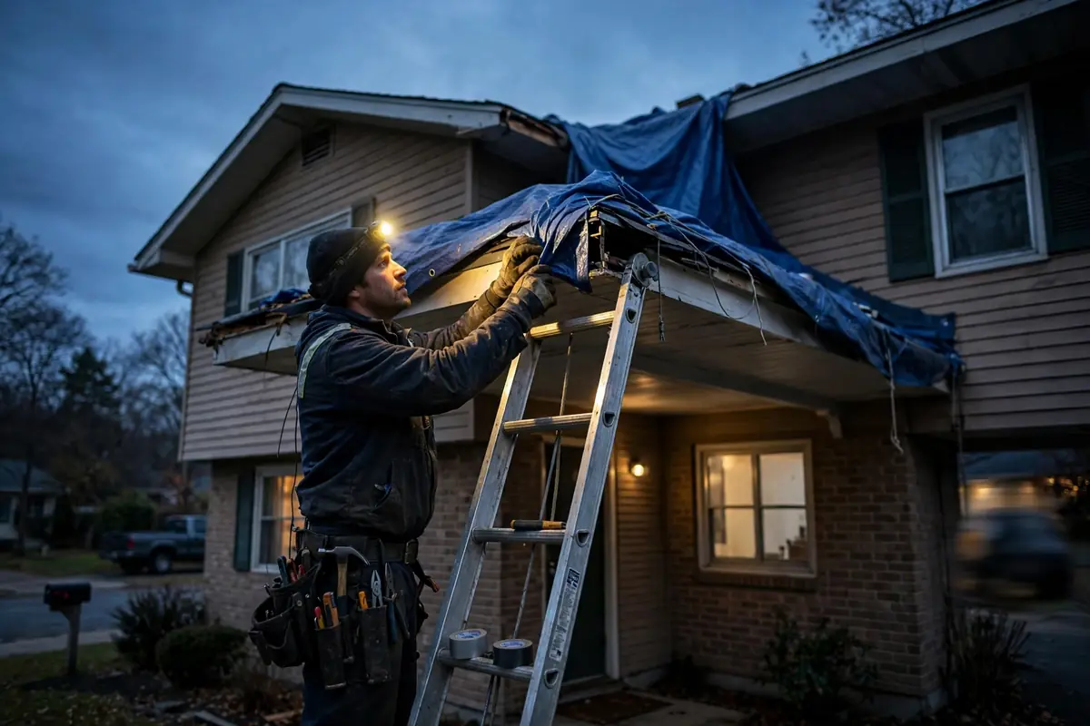 Reparación de emergencia de filtraciones de techo en North Babylon, NY 11703