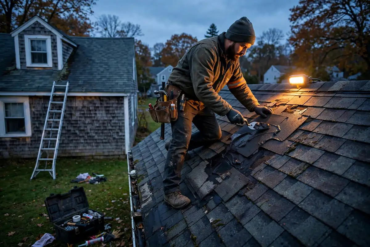 Reparación de emergencia de filtraciones de techo en Wyandanch, NY 11798