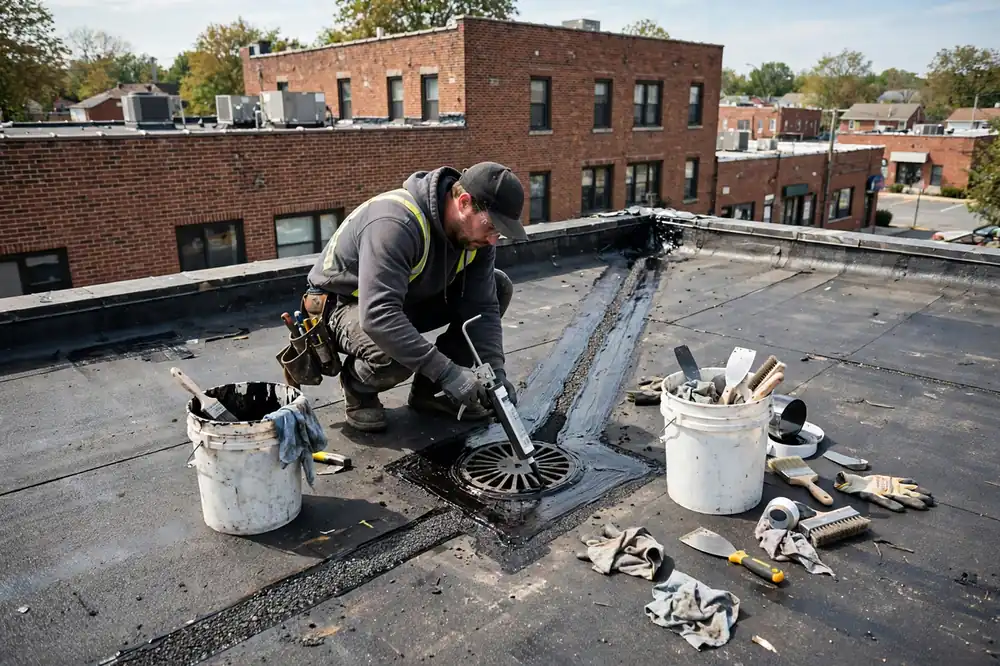 Reparación de filtraciones en valles del techo en Village Center, NY 11704