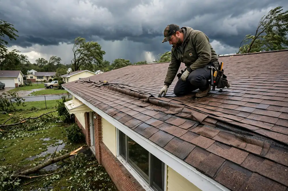 Reparación de filtraciones por daños de tormenta en Copiague, NY 11726