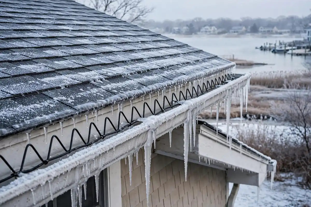 Reparación de filtraciones por diques de hielo en Lindenhurst, NY 11757