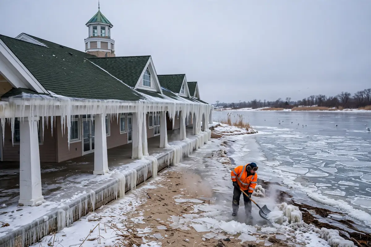 Reparación de filtraciones por diques de hielo en Tanner Park, NY 11726