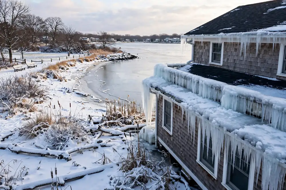 Reparación de filtraciones por diques de hielo en Venetian Shores, NY 11757