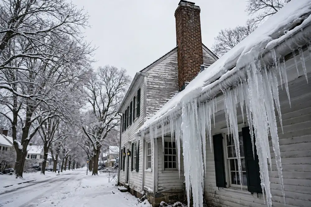 Reparación de filtraciones por diques de hielo en West Islip, NY 11795