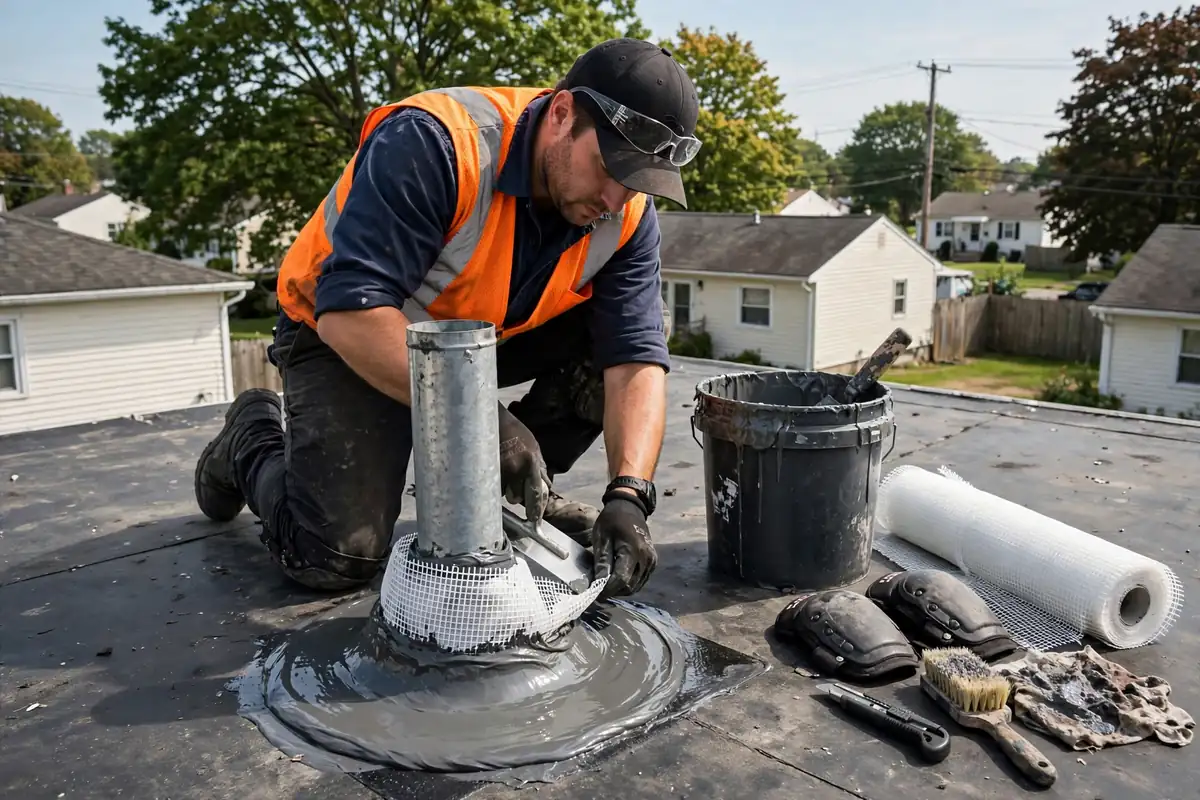 Sellado e impermeabilización de techos en Copiague, NY 11726