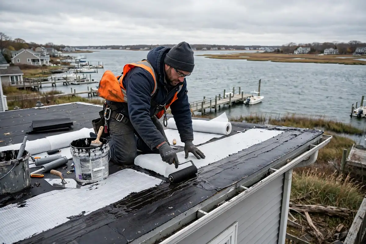 Sellado e impermeabilización de techos en Little East Neck, NY 11704
