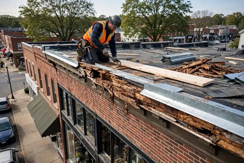 Reparación de goterones y canalones en Village Center, NY 11704