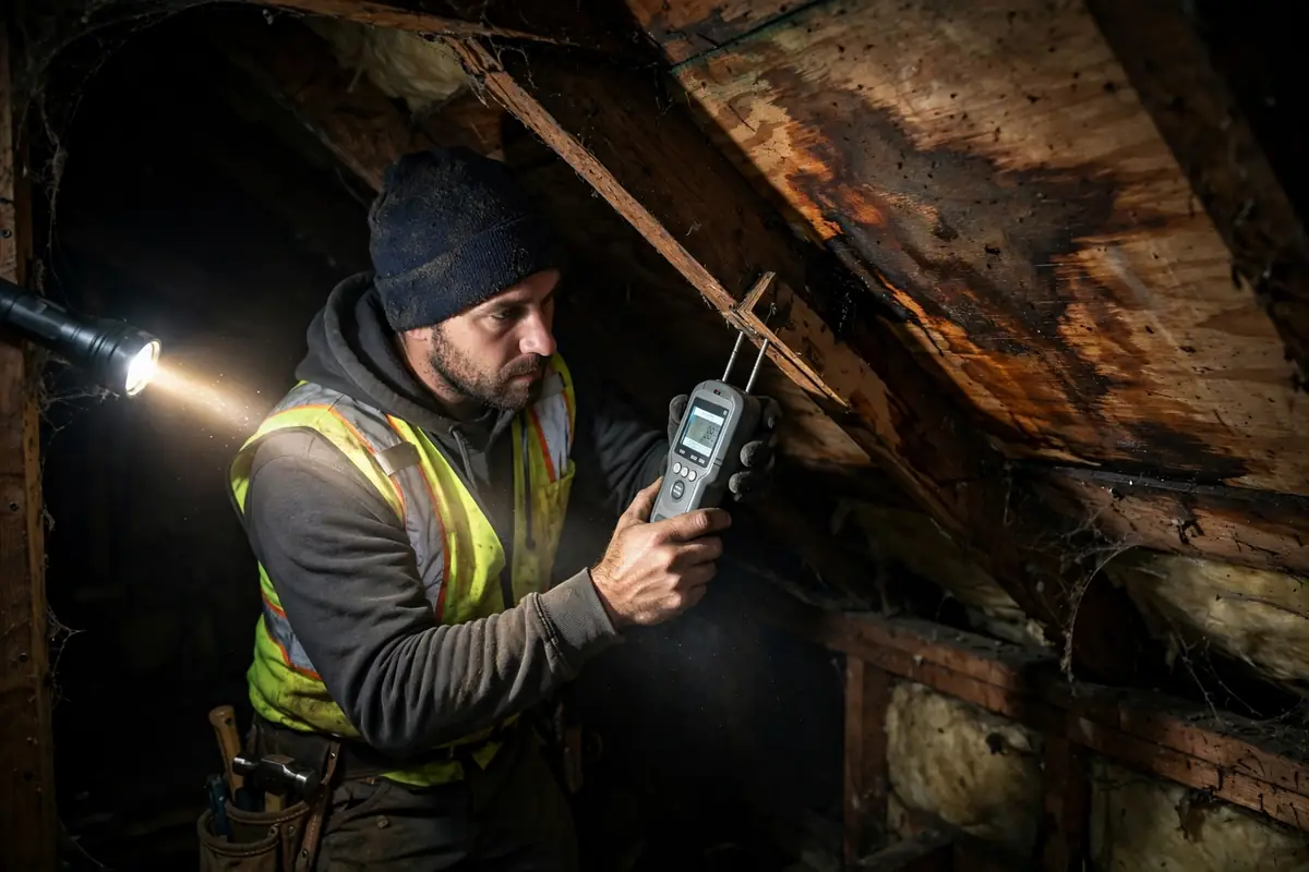Detección de filtraciones de techo en West Babylon, NY